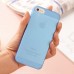 iPhone SE 5 5s - Ultra Thin Series 0.3mm Lightweight Perfect Fit Semi Hard Matte PP Protective Phone Cover Case - Clear Blue